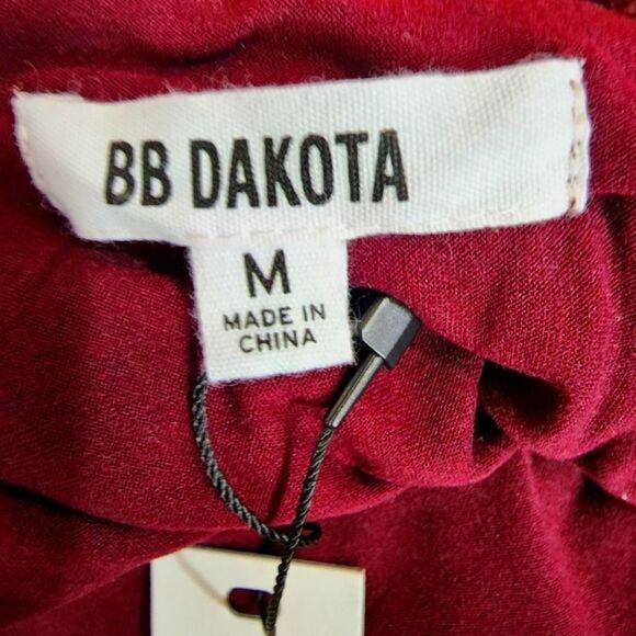 NWT BB Dakota Casablanca Velvet Sequin Mini Body Con Dress Wine Burgundy SZ Med - Picture 11 of 11